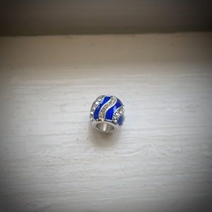 💕Beautiful Round Bead Charm Large Hole CZ💕